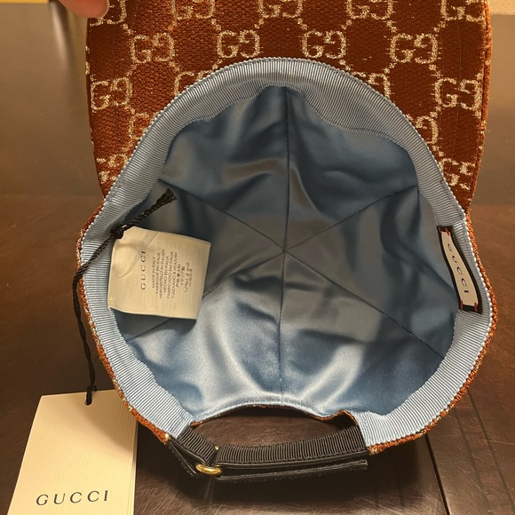 New Gucci GG Logo Monogram Baseball Hat - Picture 11 of 13